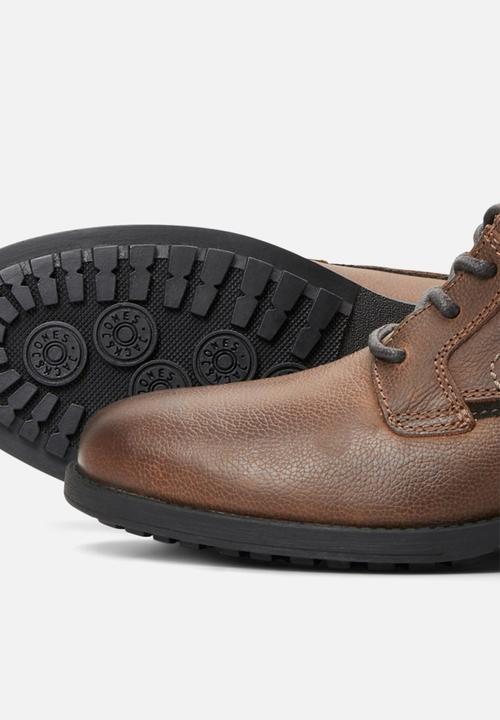 Jack & Jones - Jfwstarke leather boot - cognac
