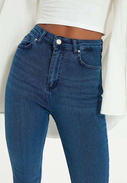 Trendyol - High waist skinny jeans - blue