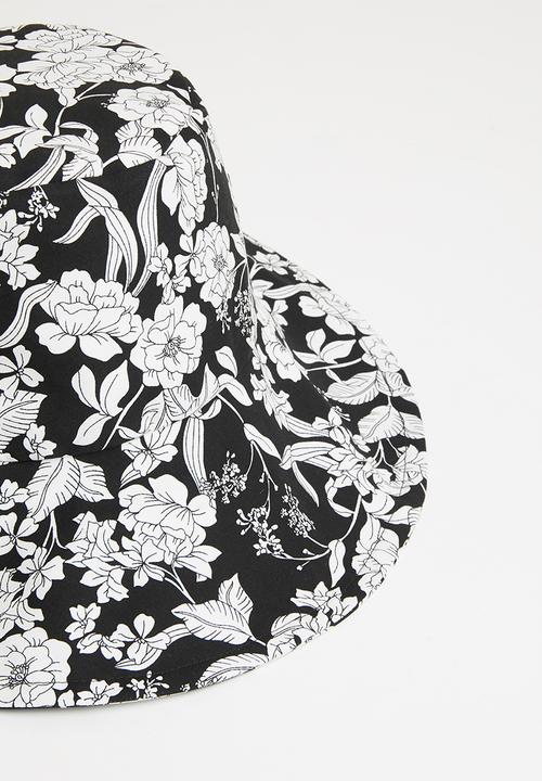 Superbalist - Lina bucket hat - black & white 