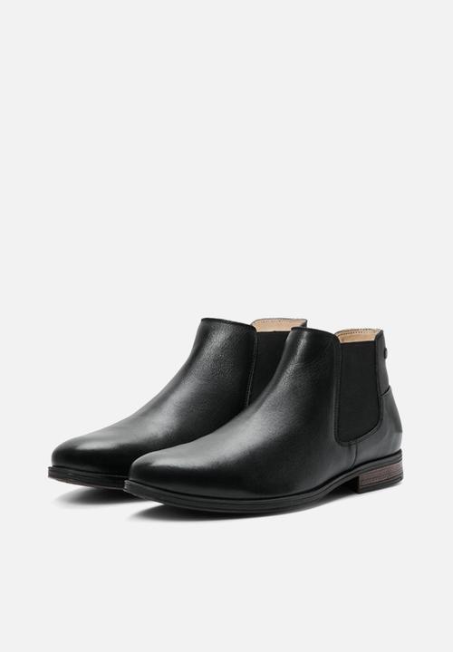 Jack & Jones - Jfwfrank leather chelsea boot - anthracite