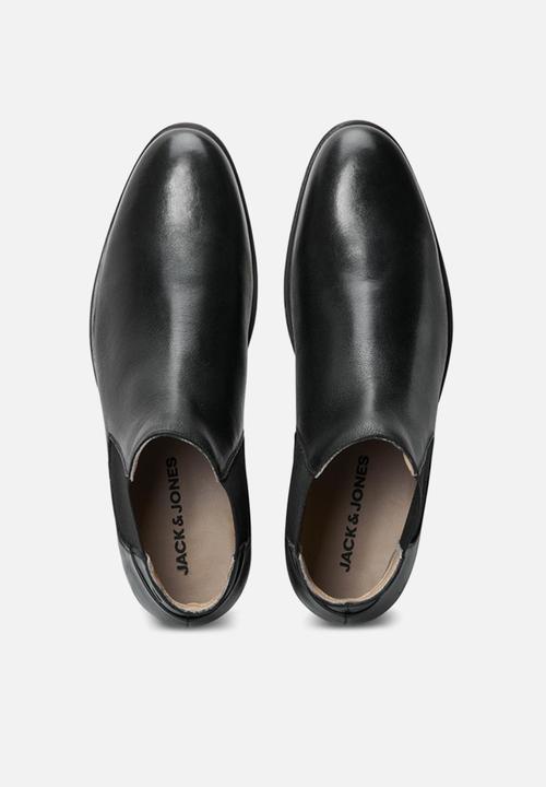 Jack & Jones - Jfwfrank leather chelsea boot - anthracite