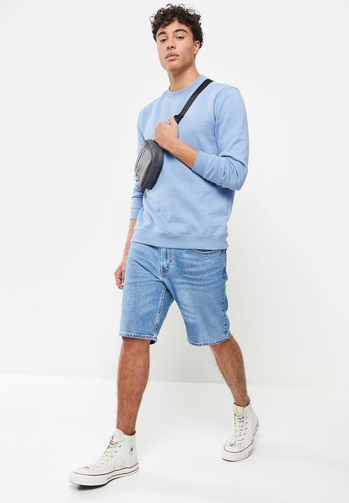 Cotton On - Essential crew fleece - blue