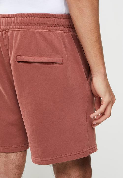 Cotton On - Pigment fleece short - red