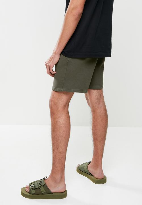 Cotton On - Pigment fleece short - khaki
