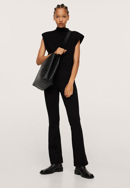 MANGO - Leggings puntaf-a - black