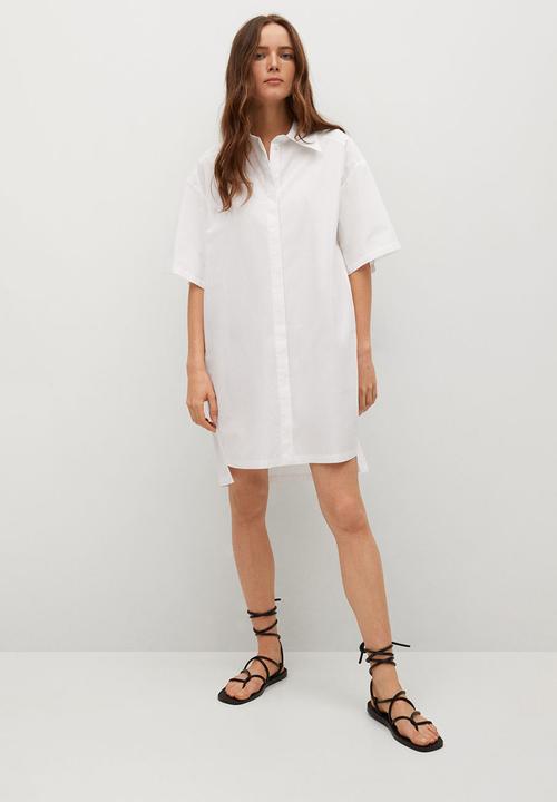 MANGO - Dress milla-h - white