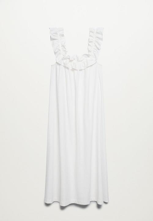 MANGO - Dress margot - white