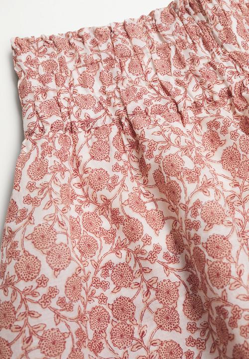 MANGO - Skirt corfu - red