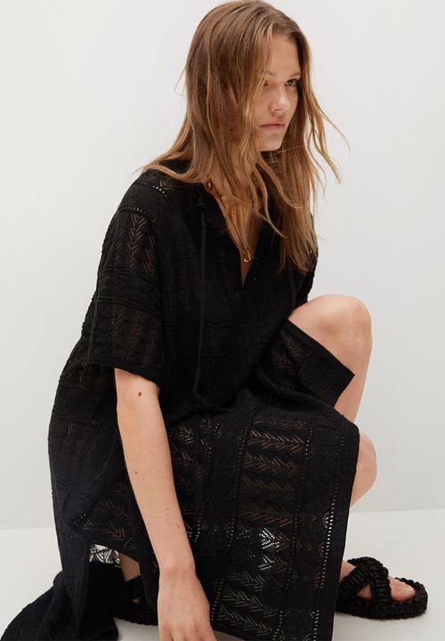 MANGO - Kaftan plaza - black
