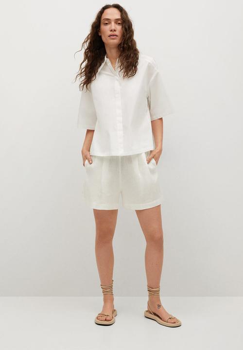 MANGO - Shirt milla-h - white