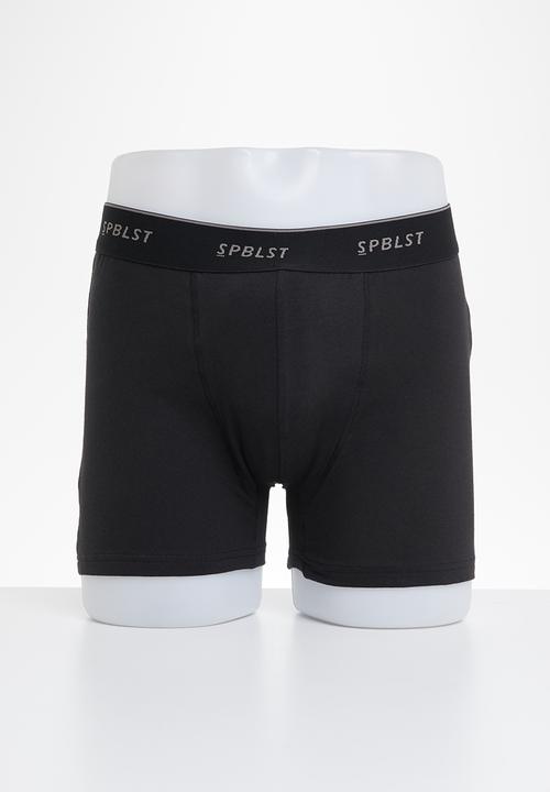 Superbalist - 2-pack tex boxer briefs - black