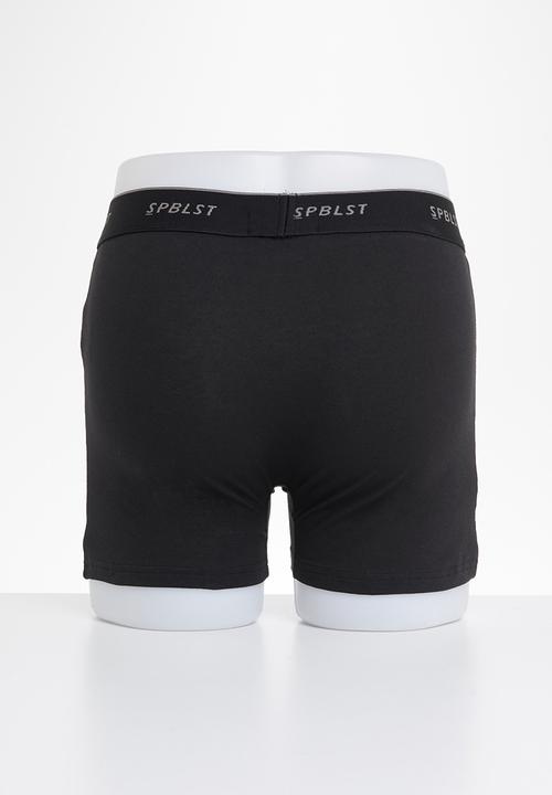 Superbalist - 2-pack tex boxer briefs - black