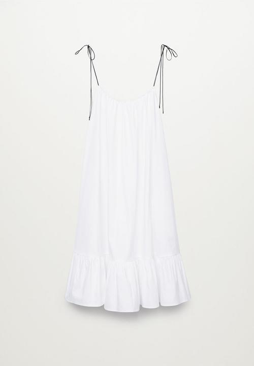 MANGO - Dress bibi - white