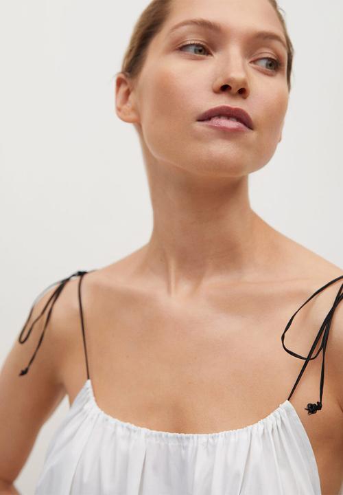 MANGO - Dress bibi - white
