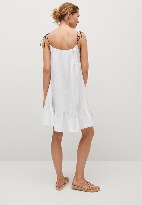 MANGO - Dress bibi - white