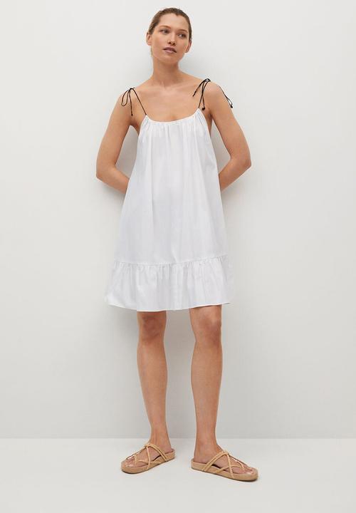 MANGO - Dress bibi - white