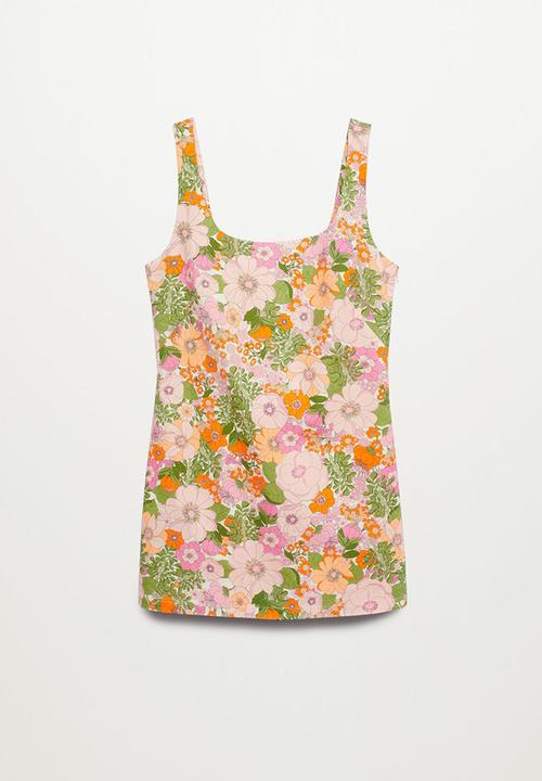 MANGO - Playsuit mecano - orange