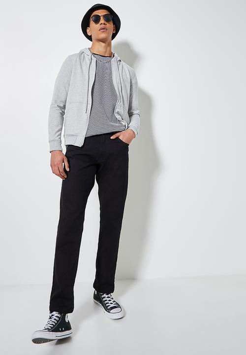 Superbalist - Noel zip though hoodie - grey 