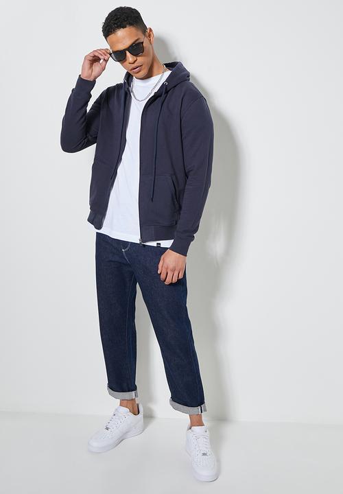 Superbalist - Noel zip though hoodie - navy