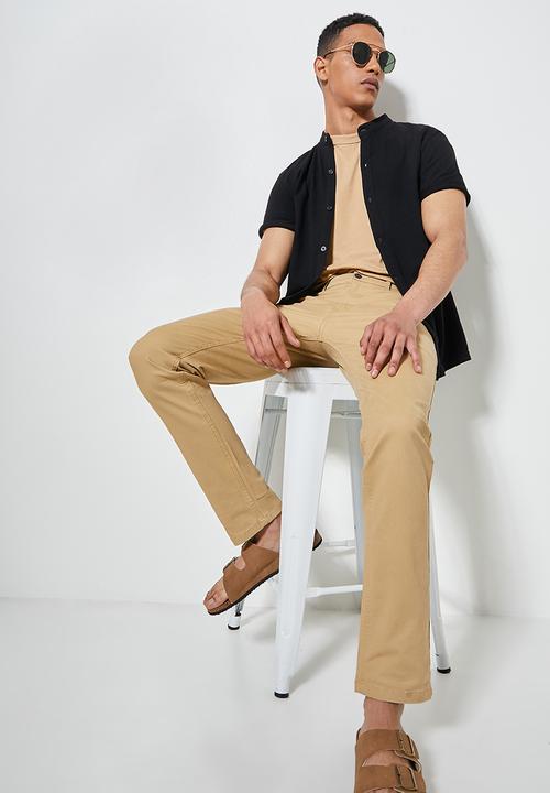 Superbalist - Caleb slim chino - stone