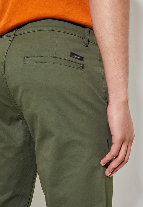 Superbalist - Ohio regular fit chino - green