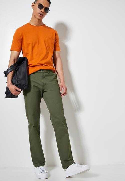 Superbalist - Ohio regular fit chino - green