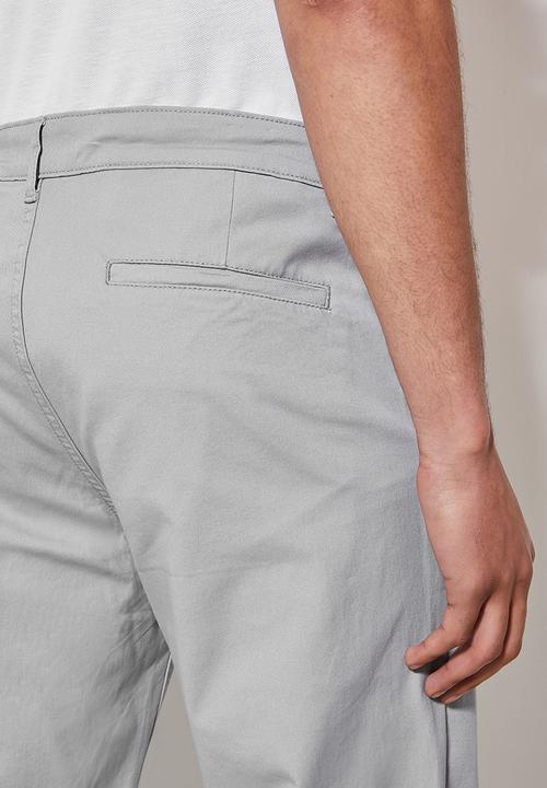 Superbalist - Ohio straight fit chino - grey