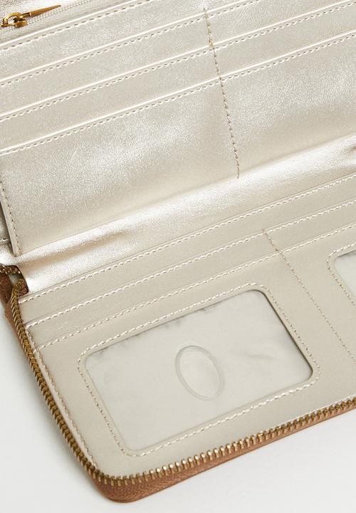 GUESS - Destiny slg cheque organizer - cognac
