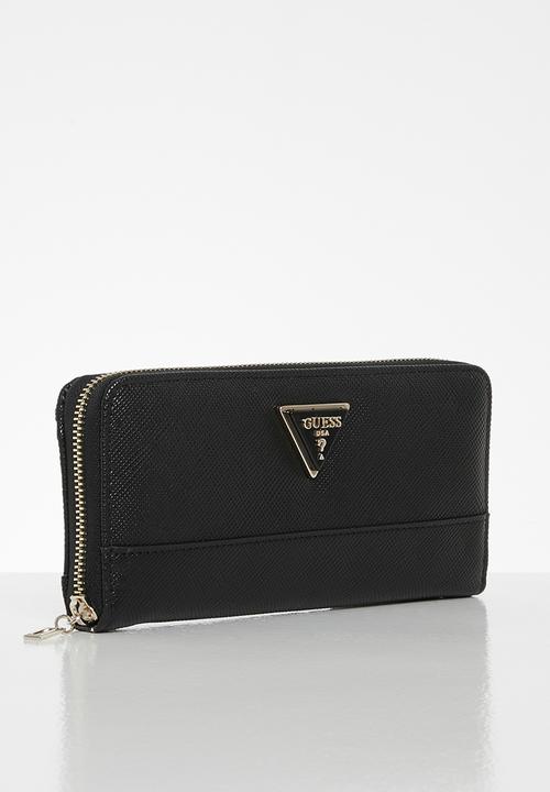 GUESS - Cordelia slg large zip around - black