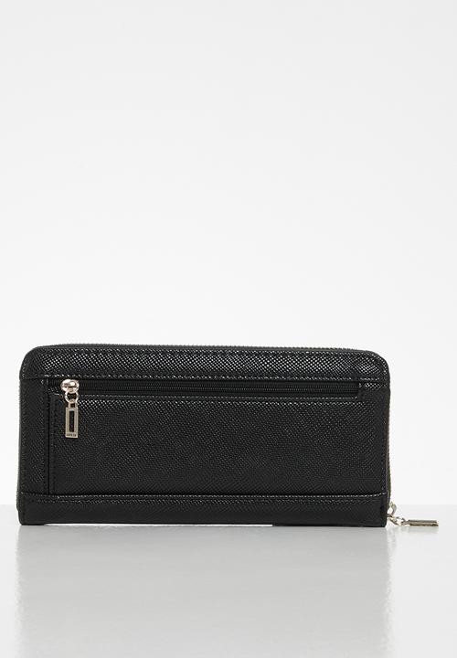 GUESS - Cordelia slg large zip around - black