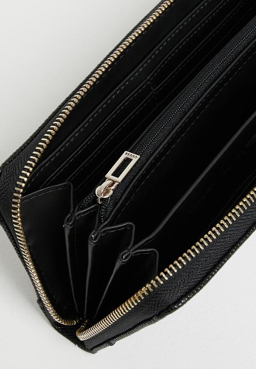 GUESS - Cordelia slg large zip around - black