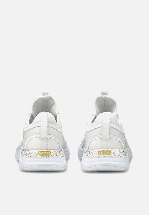 PUMA - Softride Sophia shimmer wn's - puma white-puma team gold