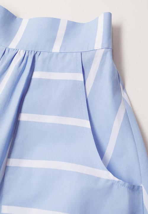 MANGO - Skirt siu-h - light blue