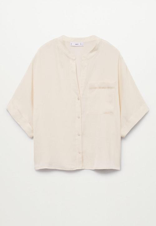 MANGO - Shirt jun - stone