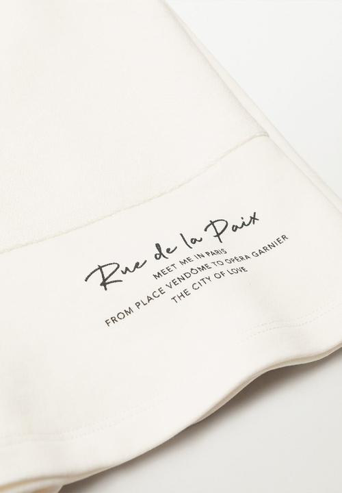 MANGO - Shorts pstlimpo - white