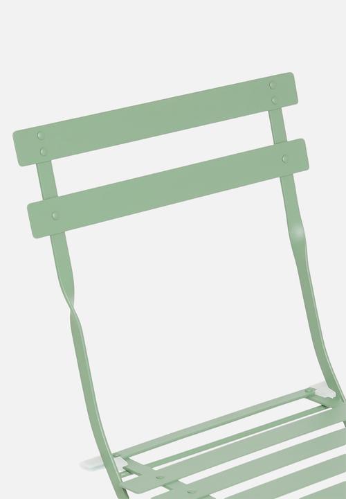 H&S - Garden furniture set - green
