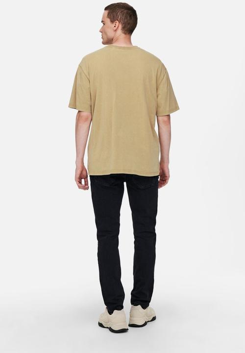 Only & Sons - Nasa life rlx tee - incense