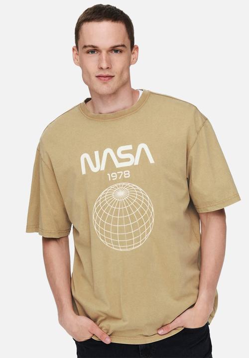 Only & Sons - Nasa life rlx tee - incense