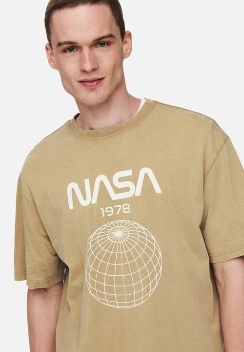 Only & Sons - Nasa life rlx tee - incense