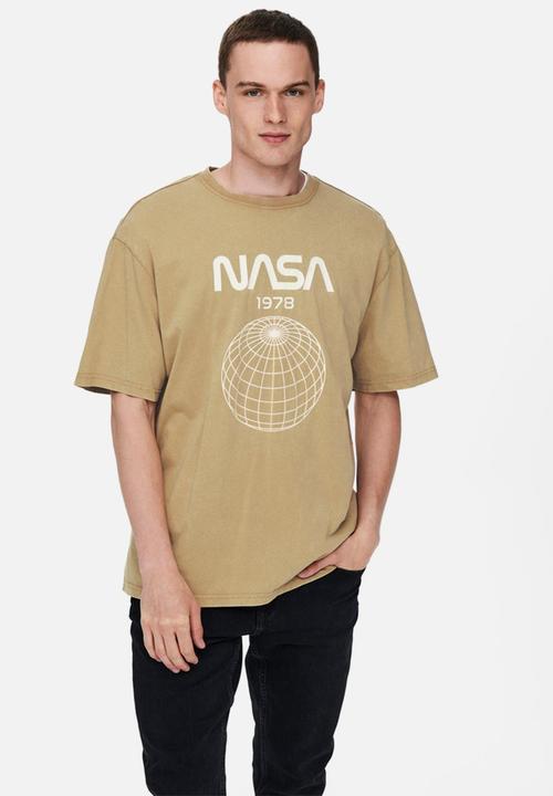 Only & Sons - Nasa life rlx tee - incense
