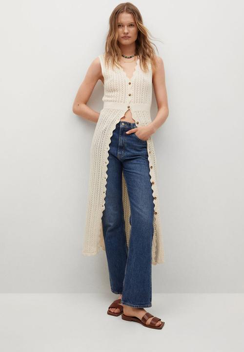 MANGO - Dress ozarks - light beige
