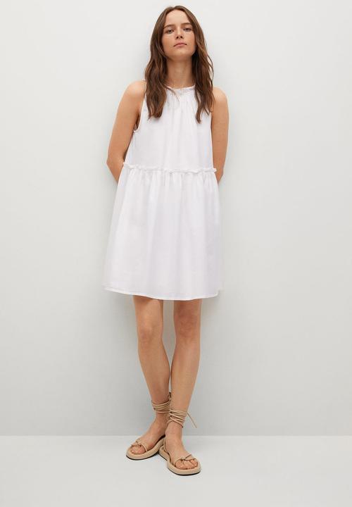 MANGO - Dress mikonos - white