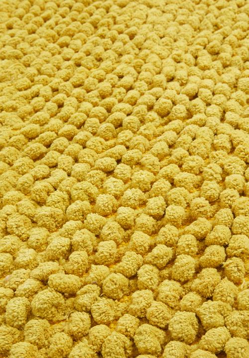 Sixth Floor - Pebble bath mat - mustard
