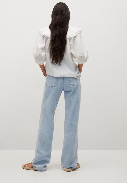 MANGO - Blouse glace - white