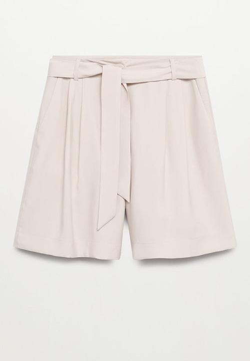 MANGO - Shorts bye-h - stone