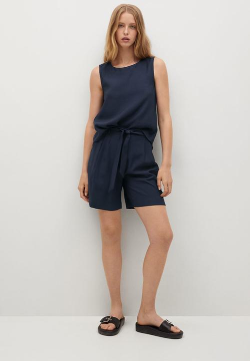MANGO - Shorts bye-h - navy