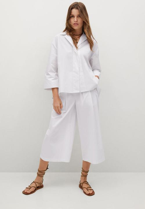 MANGO - Shirt adeu-h - white