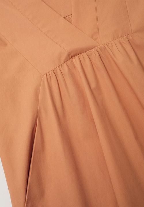 MANGO - Dress pome-h - medium orange