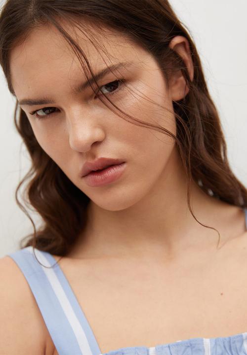 MANGO - Top siu-h - light blue