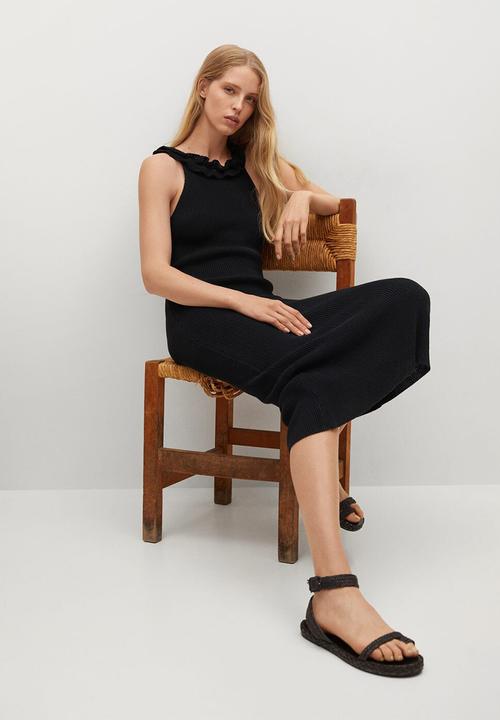 MANGO - Dress lili - black